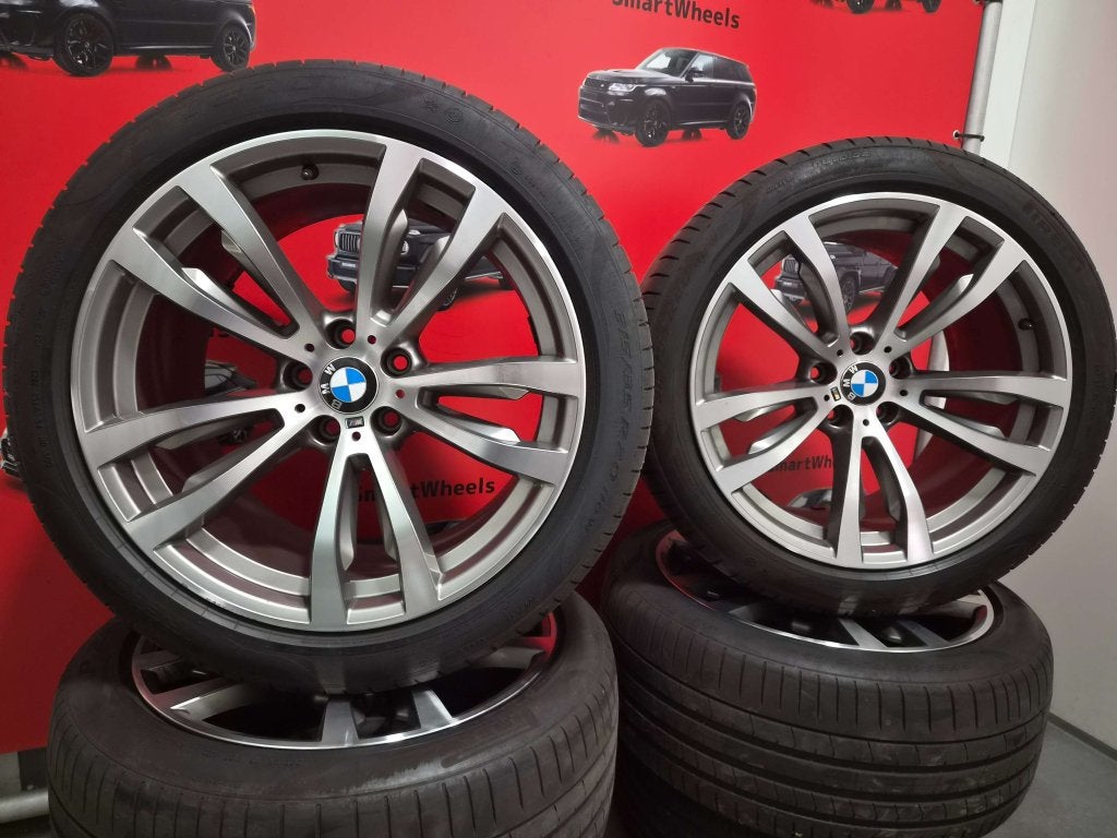 20 inch ORIGINEEL BMW BREEDSET 469 M F15 F16 VELGEN EN BANDE, Niet ingevuld, 275 mm, Banden en Velgen, Niet ingevuld