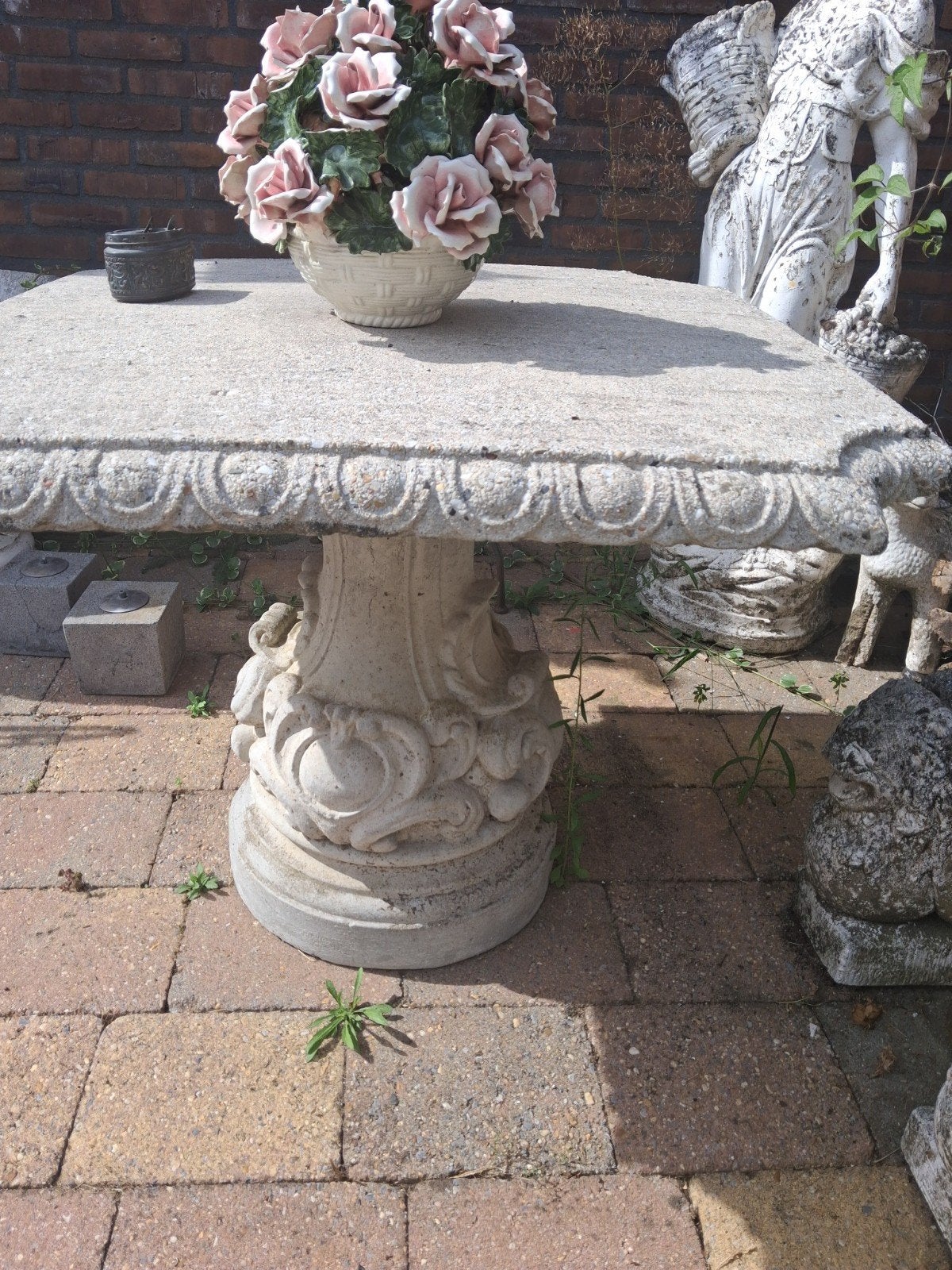 stenen tuin set, Ophalen, Gebruikt, Aluminium