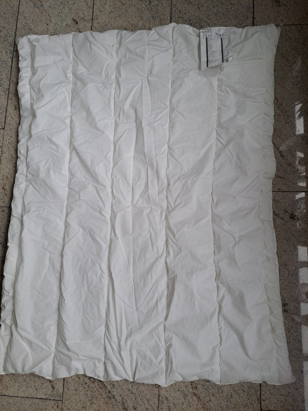 IKEA LEN Dekbed Wit 110x125 cm, Eenpersoons, Wit, Ophalen of Verzenden, Deken of Dekbed