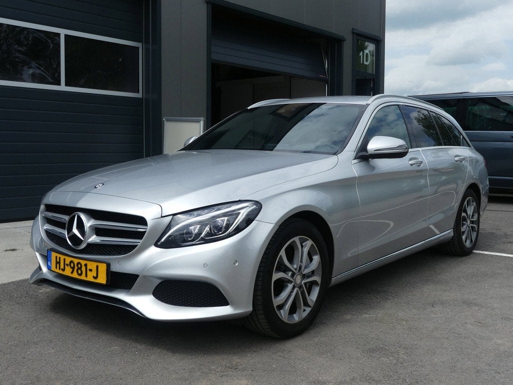 Mercedes-Benz C-klasse Estate 350 e Automaat / Navigatie / E, Auto's, Mercedes-Benz, Automaat, Achterwielaandrijving, Gebruikt