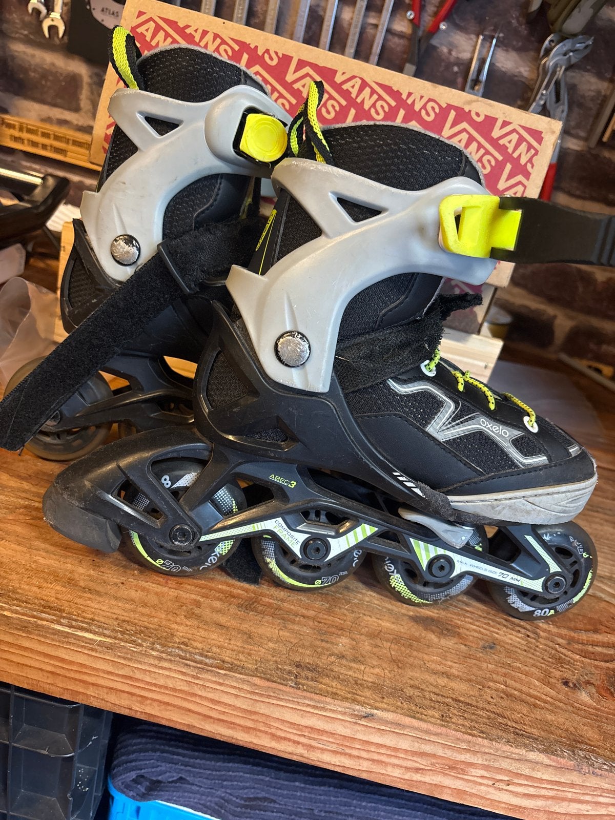 Oxelo Roller Fit 3 JR Inline Skates - Maat 32, Kinderen, Inline skates 4 wielen, Ophalen, Overige merken