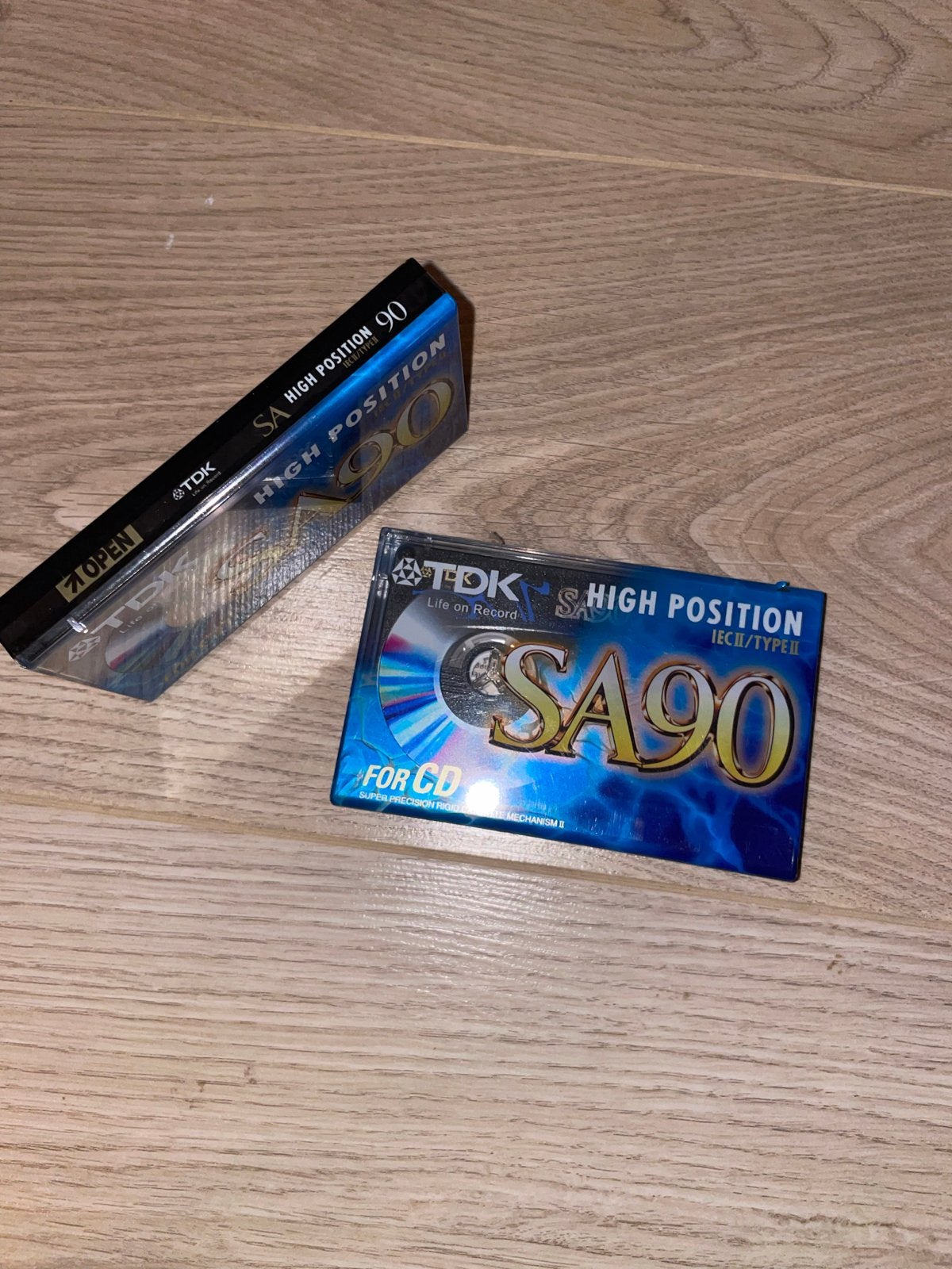 2x TDK SA90 High Position Cassettebandjes Nieuw in Seal, Cd's en Dvd's, Ophalen, Nieuw in verpakking, 2 t/m 25 bandjes, Onbespeeld