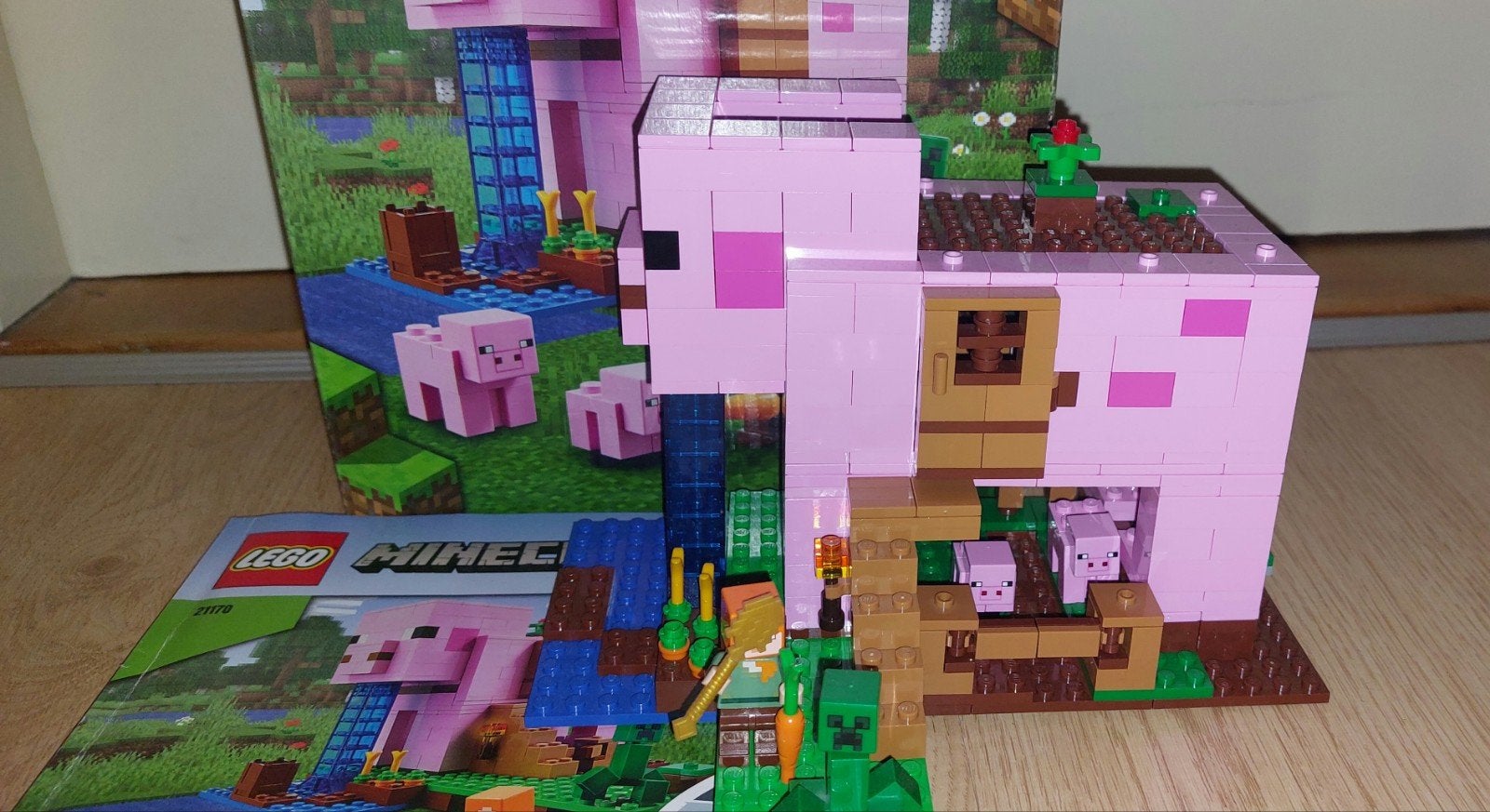 Lego Minecraft 21170 Het varkenshuis, Gebruikt, Minecraft, Lego, Ophalen of Verzenden