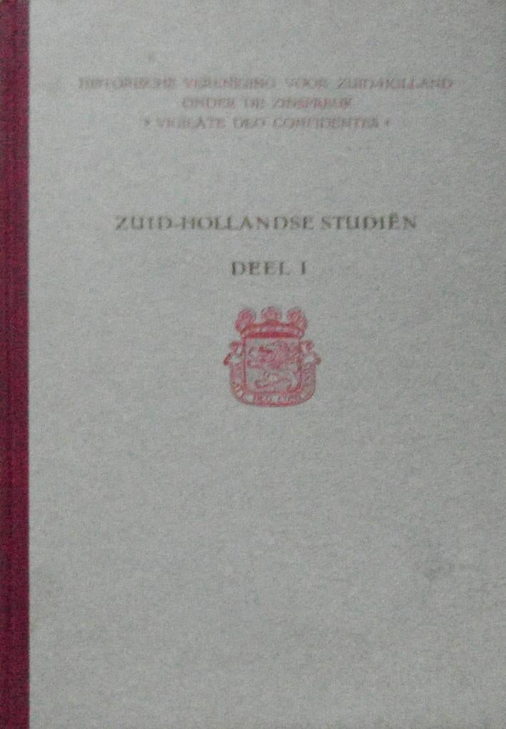 Zuid-Hollandse Studiën Deel 1 GOUDSE GLAZEN, Boeken, Geschiedenis | Stad en Regio, Ophalen of Verzenden, Zo goed als nieuw