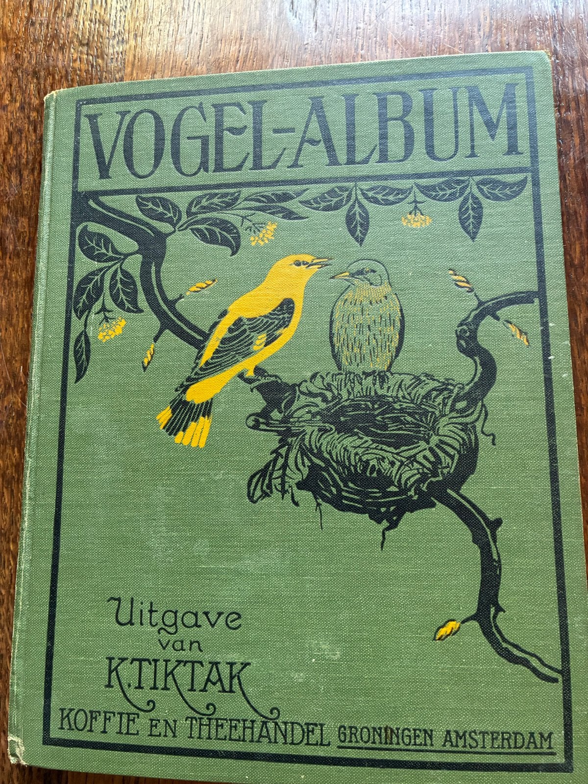 Vogel-Album K. Tiktak Koffie en Theehandel (1924), Ophalen of Verzenden, Gelezen, Vogels