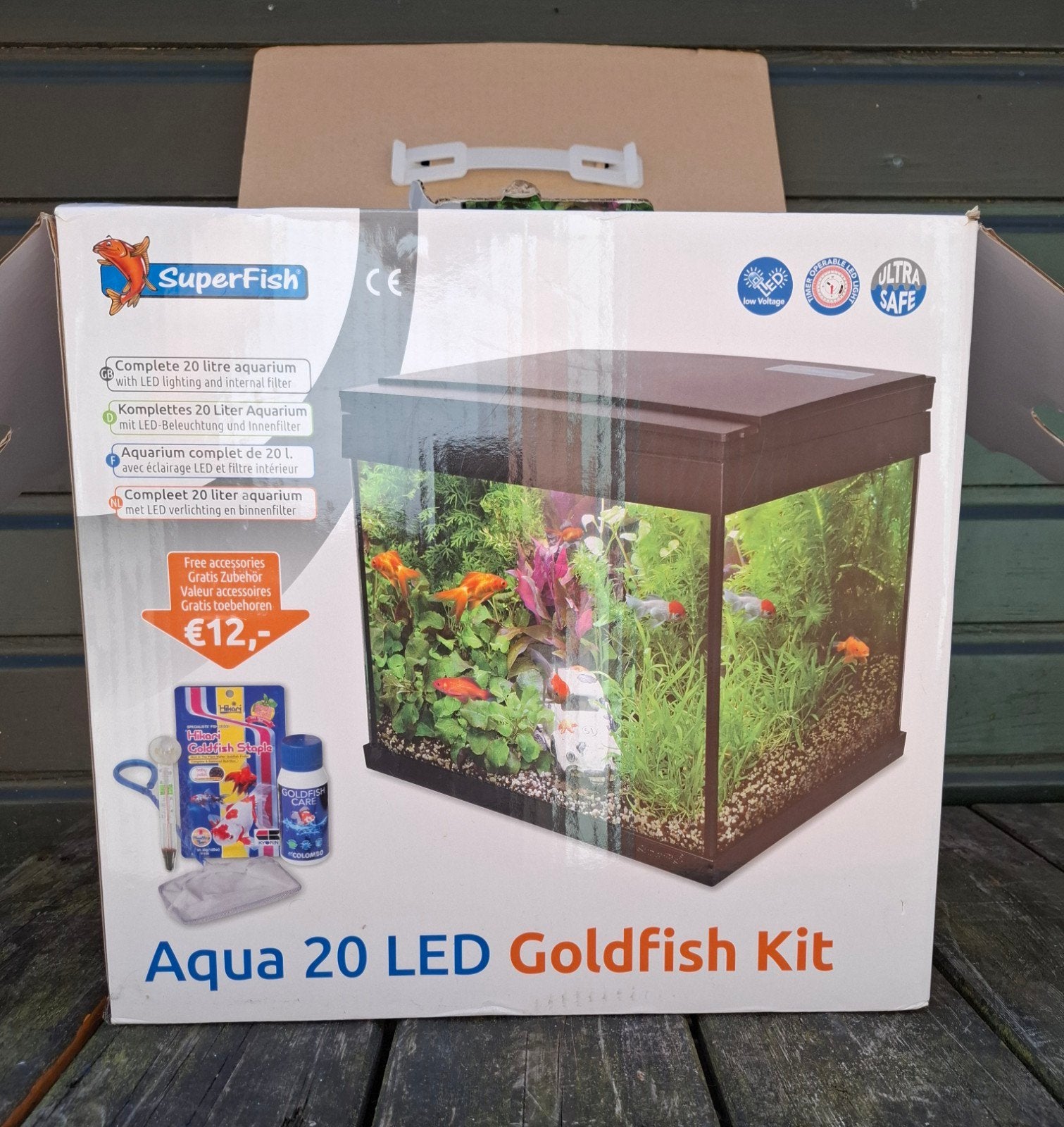 Aqua 20 LED Kit, Dieren en Toebehoren, Ophalen, Gebruikt, Leeg aquarium