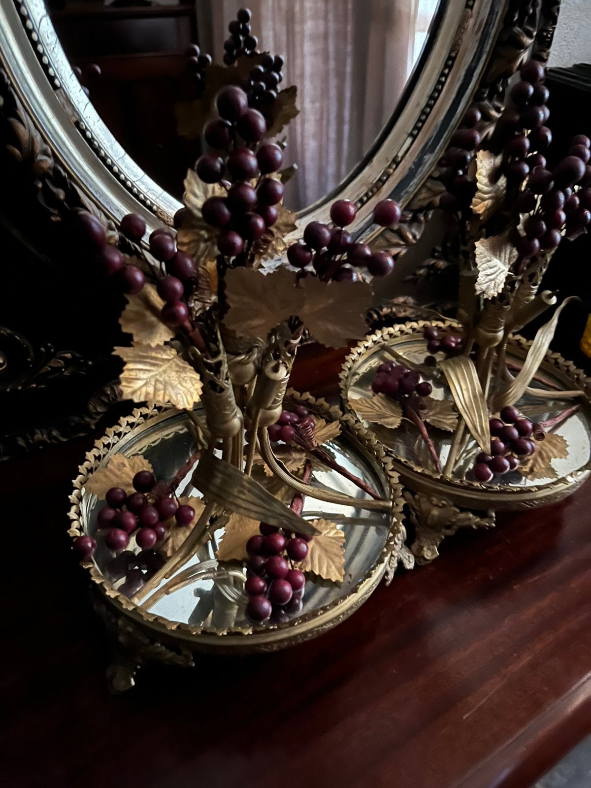 2,antieke victoriaanse tafel stukken., Verzenden