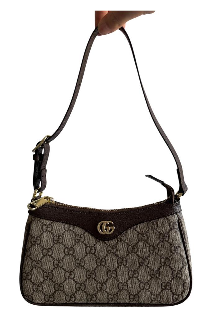 Gucci GG Marmont Schoudertasje - Zo goed als nieuw, Ophalen of Verzenden, Zo goed als nieuw, Bruin, Schoudertasje