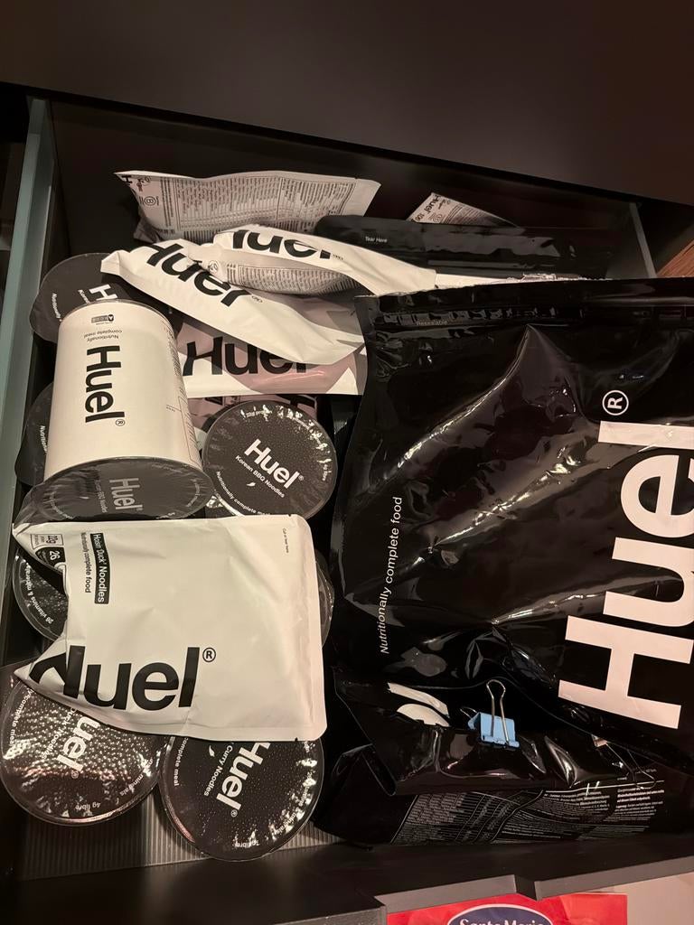HUEL maaltijden, Ophalen