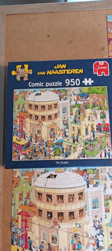 Jan van Haasteren Comic Puzzel - The Escape (950 stukjes), Ophalen, 500 t/m 1500 stukjes, Zo goed als nieuw, Legpuzzel