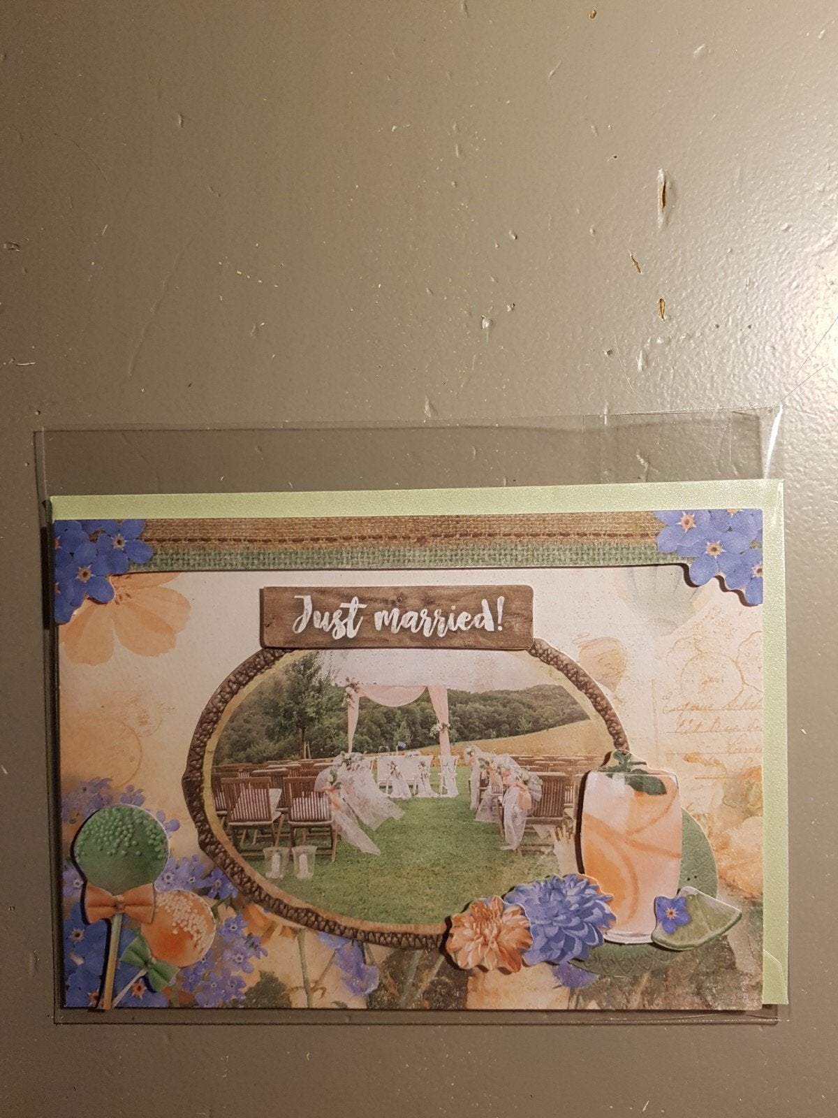 Kaartje huwelijk/trouwen, Ophalen of Verzenden, Nieuw, Overige thema's