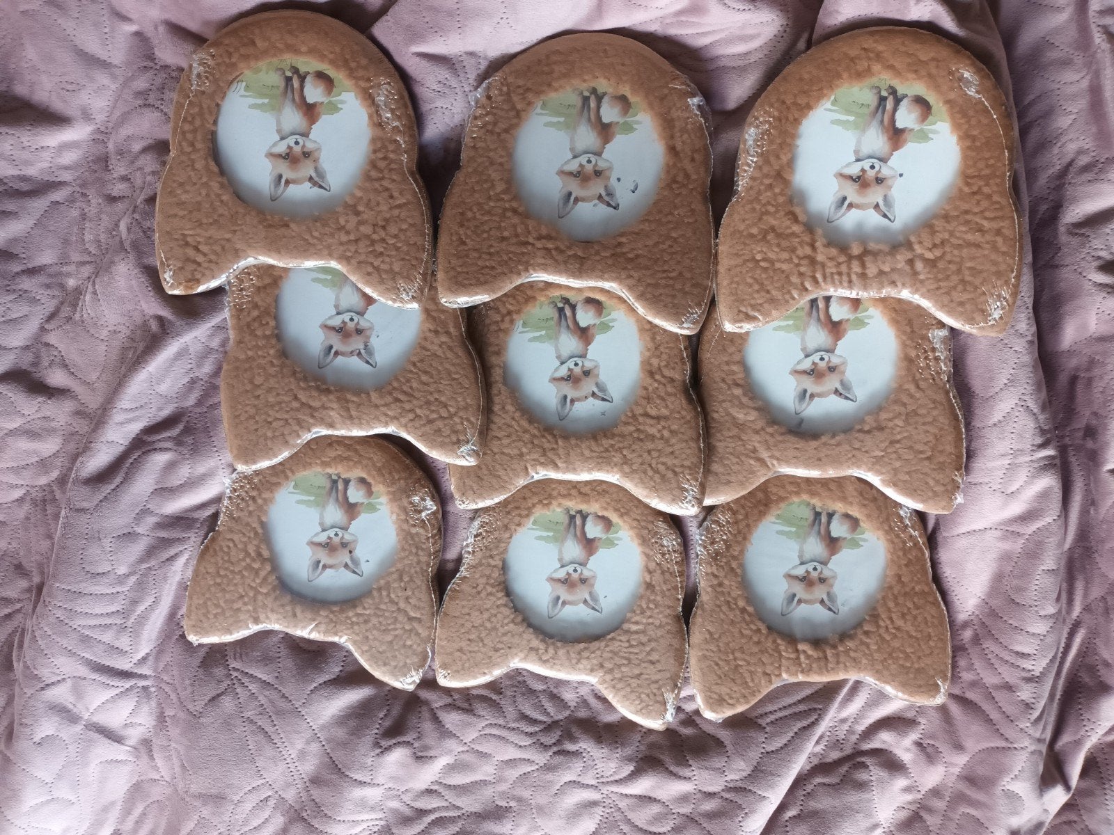 9 Nieuwe fotolijstjes met schattige vosjes, Nieuw, Standaard fotolijst, Ophalen of Verzenden, Overige materialen
