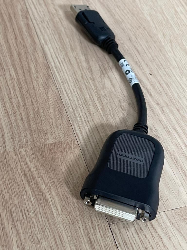 Foxconn DisplayPort naar DVI-D Dual Link Adapter (24+1), Computers en Software, Ophalen, Gebruikt