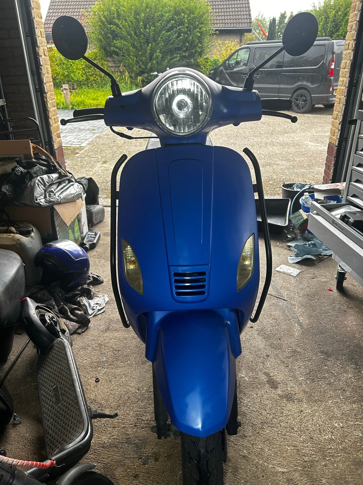 Blauwe Capri scooter - Goed onderhouden, Ophalen, Gebruikt, Overige typen, Overige merken