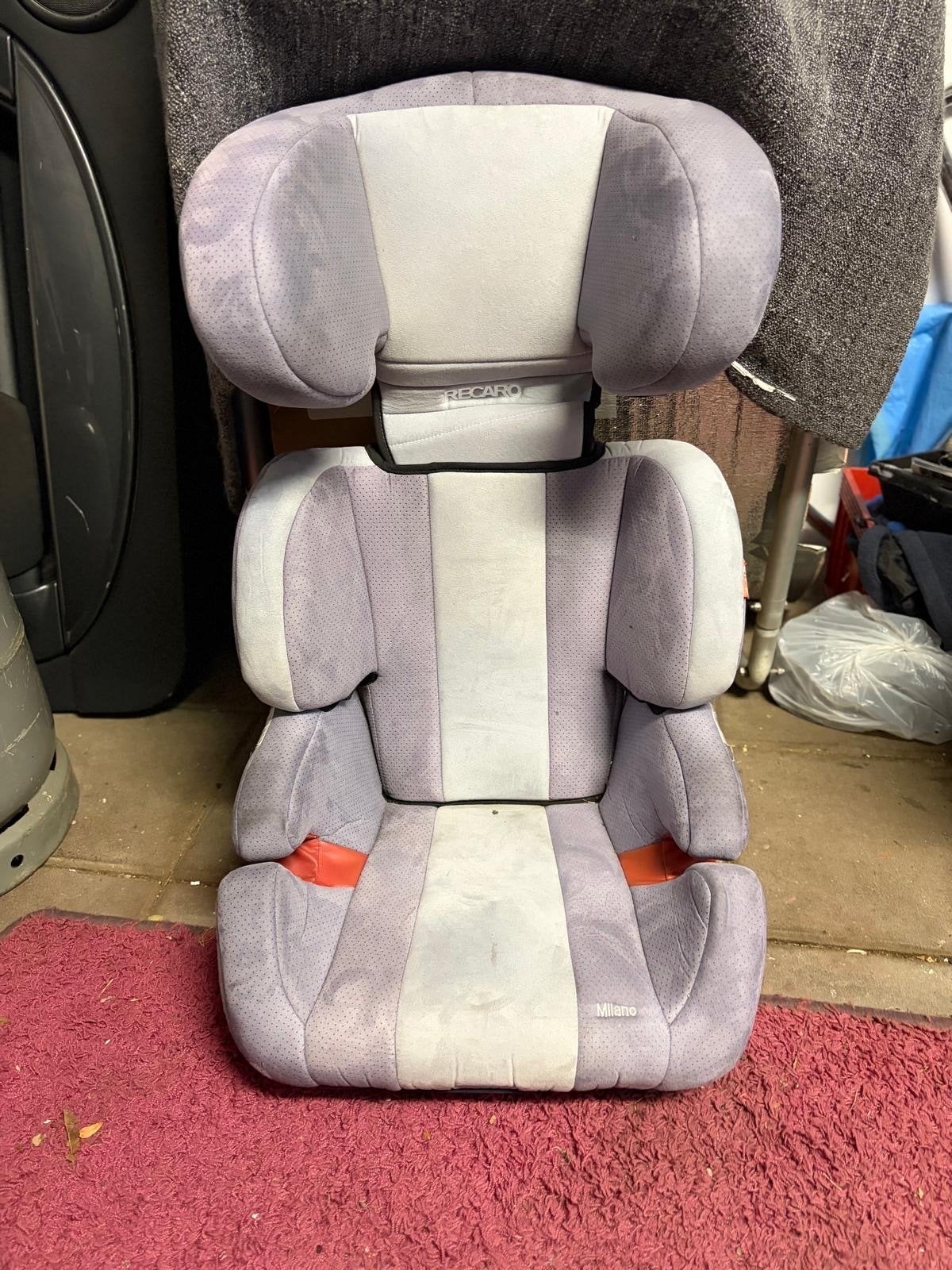 Recaro Milano autostoel - Grijs, 15 t/m 36 kg, Verstelbare rugleuning, Ophalen, Overige merken
