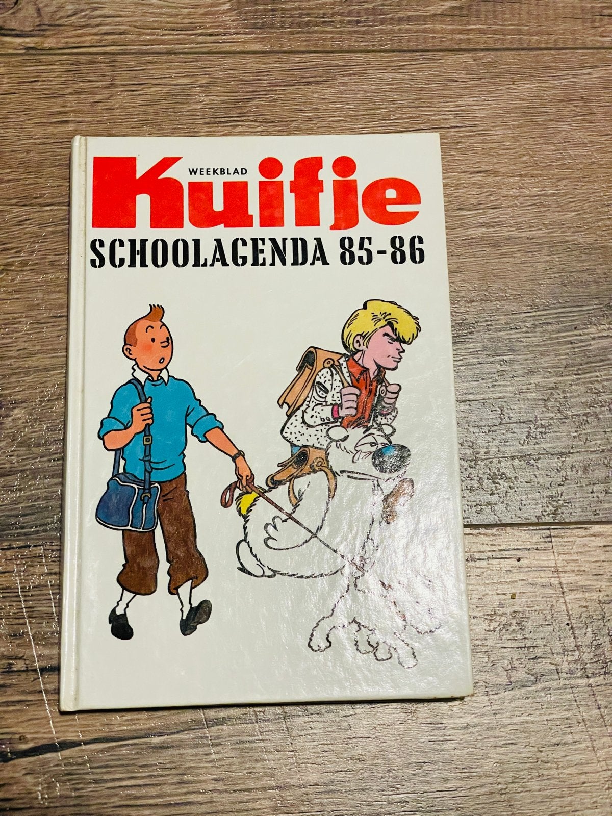Kuifje schoolagenda 1985 - 1986, Ophalen of Verzenden, Zo goed als nieuw