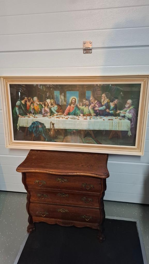Schilderij het laatste Avondmaal zie omschrijving, Antiek en Kunst, Ophalen