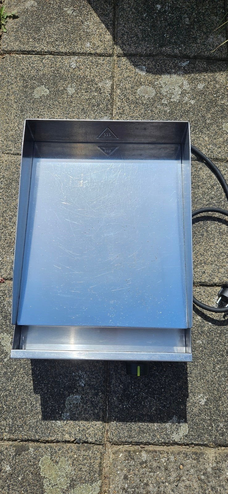 Hendi 203125 Griddle Grill Plaat - Prima Staat, Ophalen of Verzenden, Zo goed als nieuw