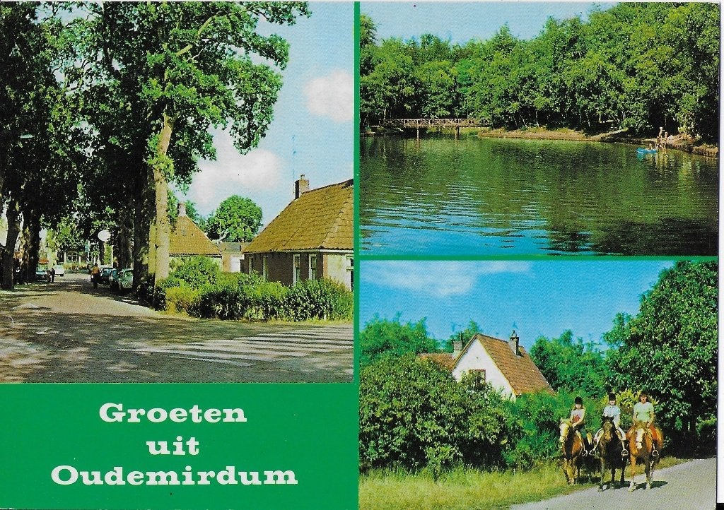Oudemirdum gelopen ansichtkaart ( 654 ), Verzamelen, Ophalen of Verzenden, 1980 tot heden, Ongelopen