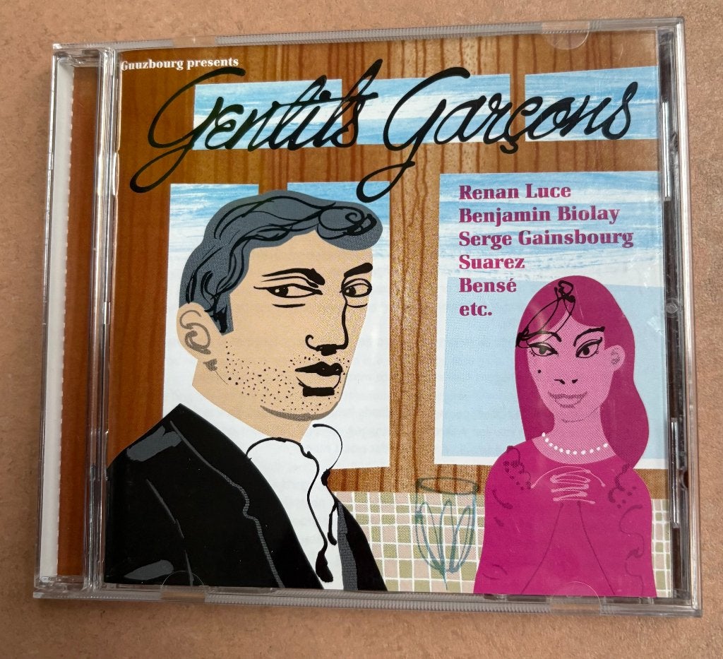 Franstalige muziek op 'Gentils Garçons', Gebruikt, Ophalen of Verzenden, Inclusief boekje, Verzamelalbum