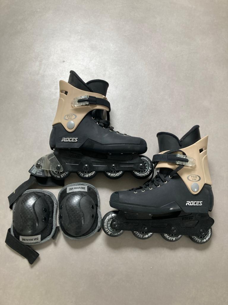 Roces Inline Skates FCO Rome Maat 43 met Bescherming, Sport en Fitness, Gebruikt, Roces, Ophalen of Verzenden, Inline skates 4 wielen