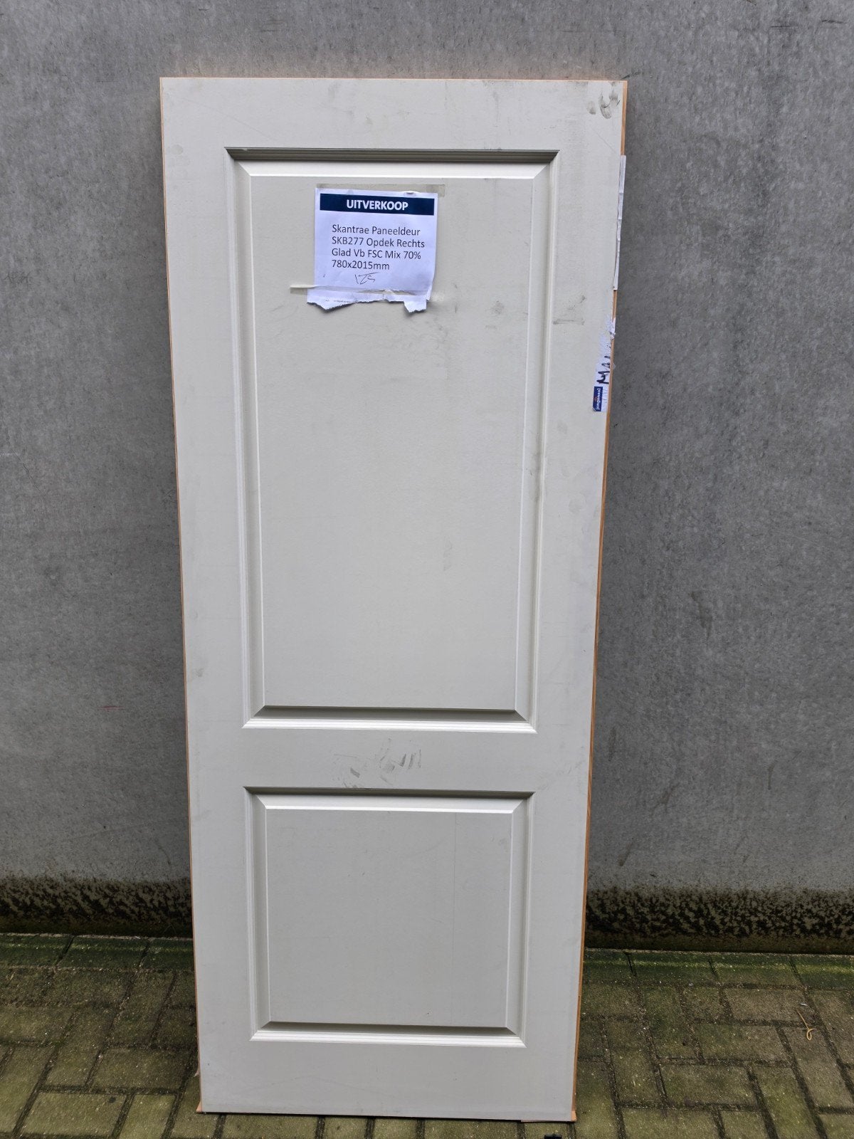 Nieuwe Skantrae skb 277 Opdek Rechts .78 x 201.5, Minder dan 80 cm, Binnendeur, Nieuw, Ophalen of Verzenden