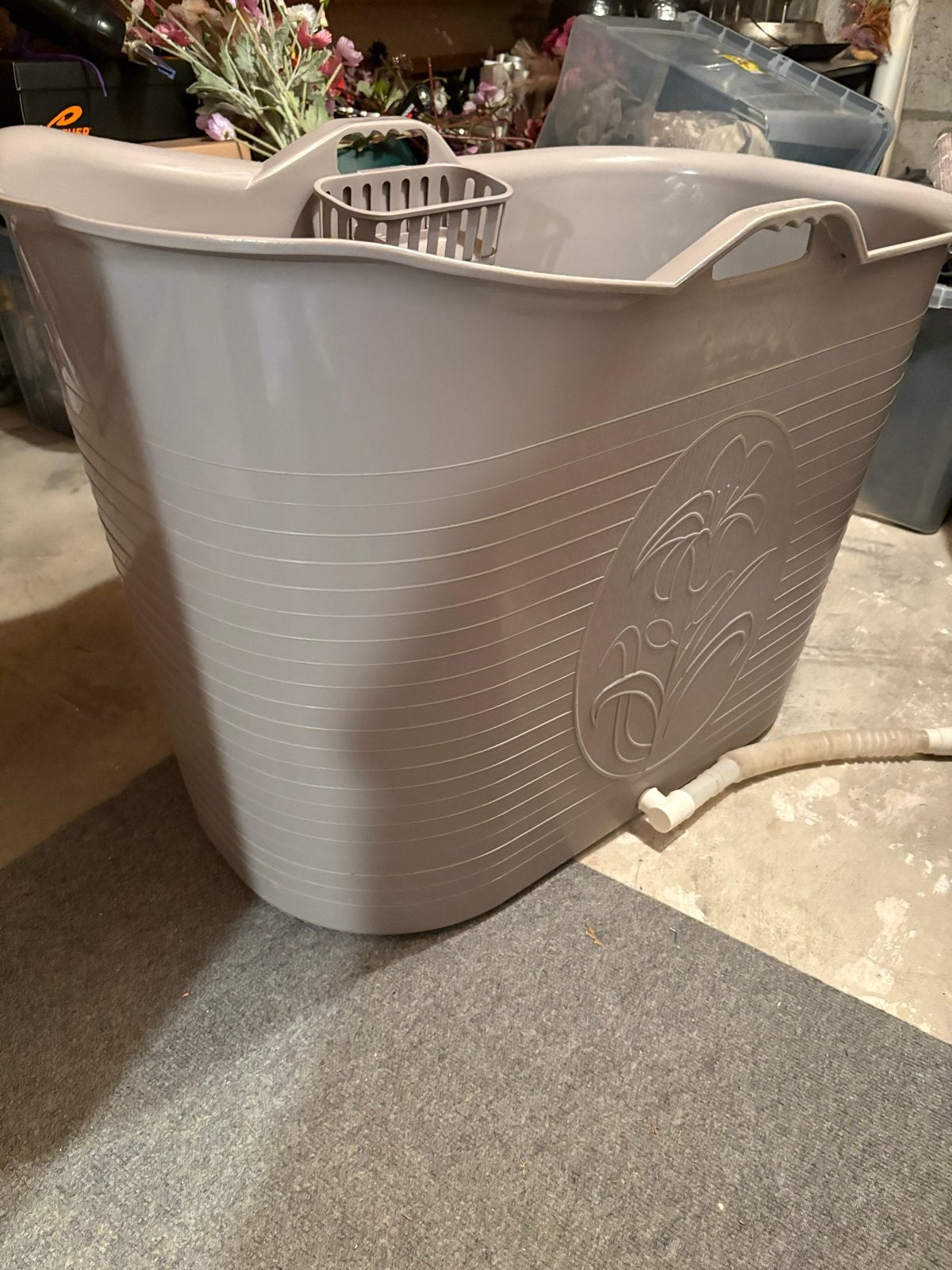 Bad Bucket grijs, Ophalen, Gebruikt, 100 tot 150 cm, Overige typen