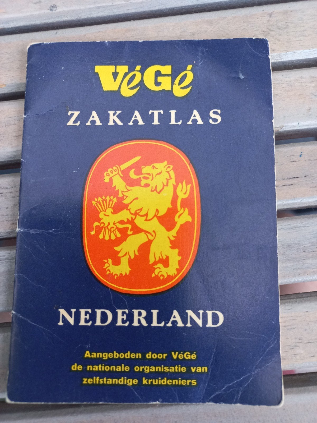 Vintage VéGé Zakatlas Nederland - Zeldzaam exemplaar, Antiek en Kunst, Ophalen of Verzenden