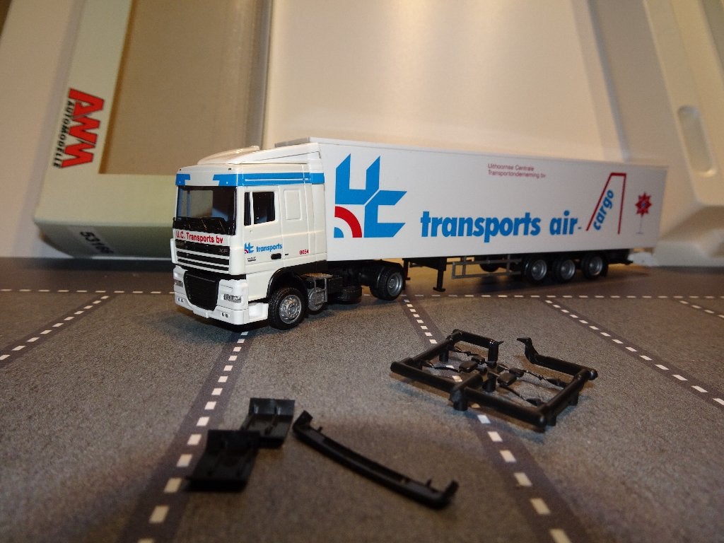 158 awm 53166 uc transport luchtvracht daf xf 1:87 herpa, Ophalen of Verzenden, Nieuw, Bus of Vrachtwagen, AWM