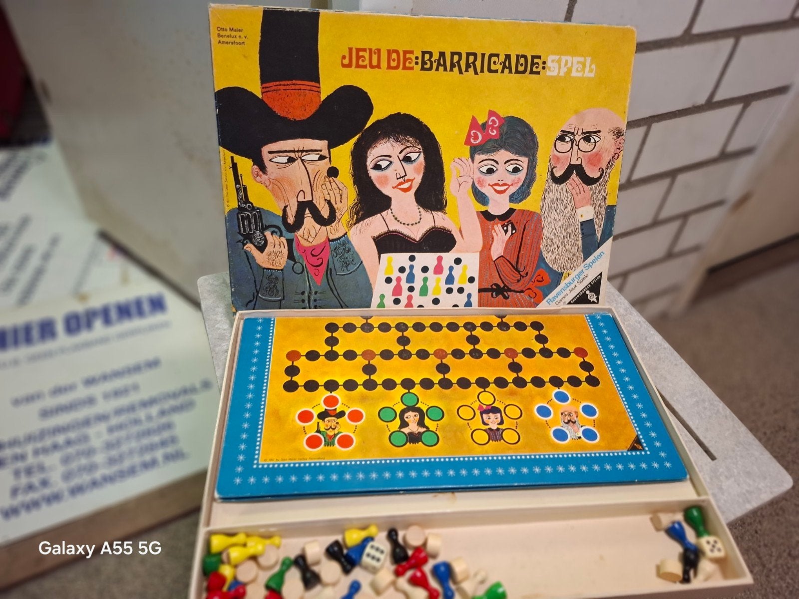Vintage Barricade Spel van Ravensburger - Compleet, Hobby en Vrije tijd, Gezelschapsspellen | Bordspellen, Gebruikt, Info@ravensburger.com