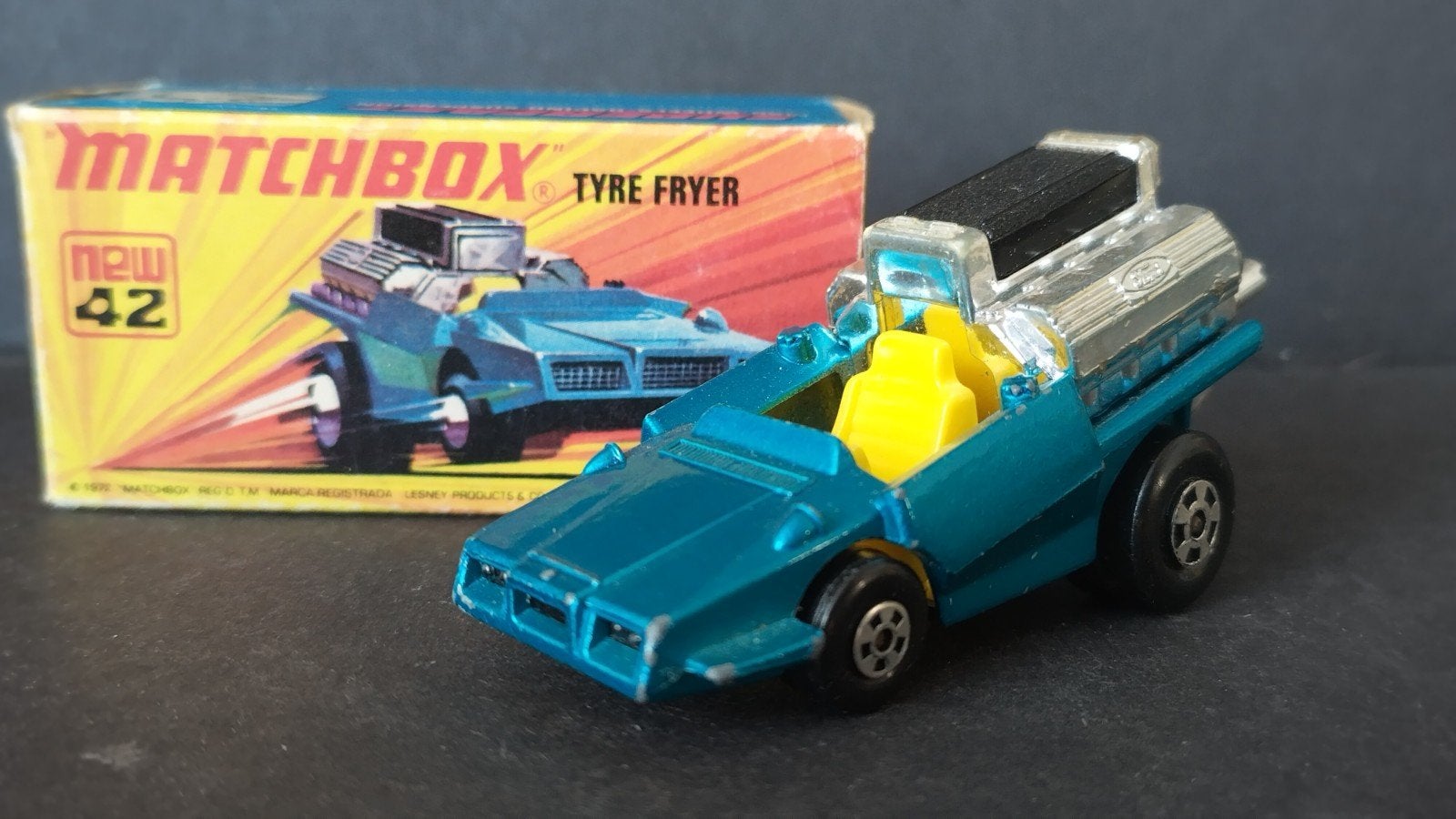 Tyre Fryer 1;64 Matchbox Superfast Pol, Auto, M, Ophalen of Verzenden, Zo goed als nieuw