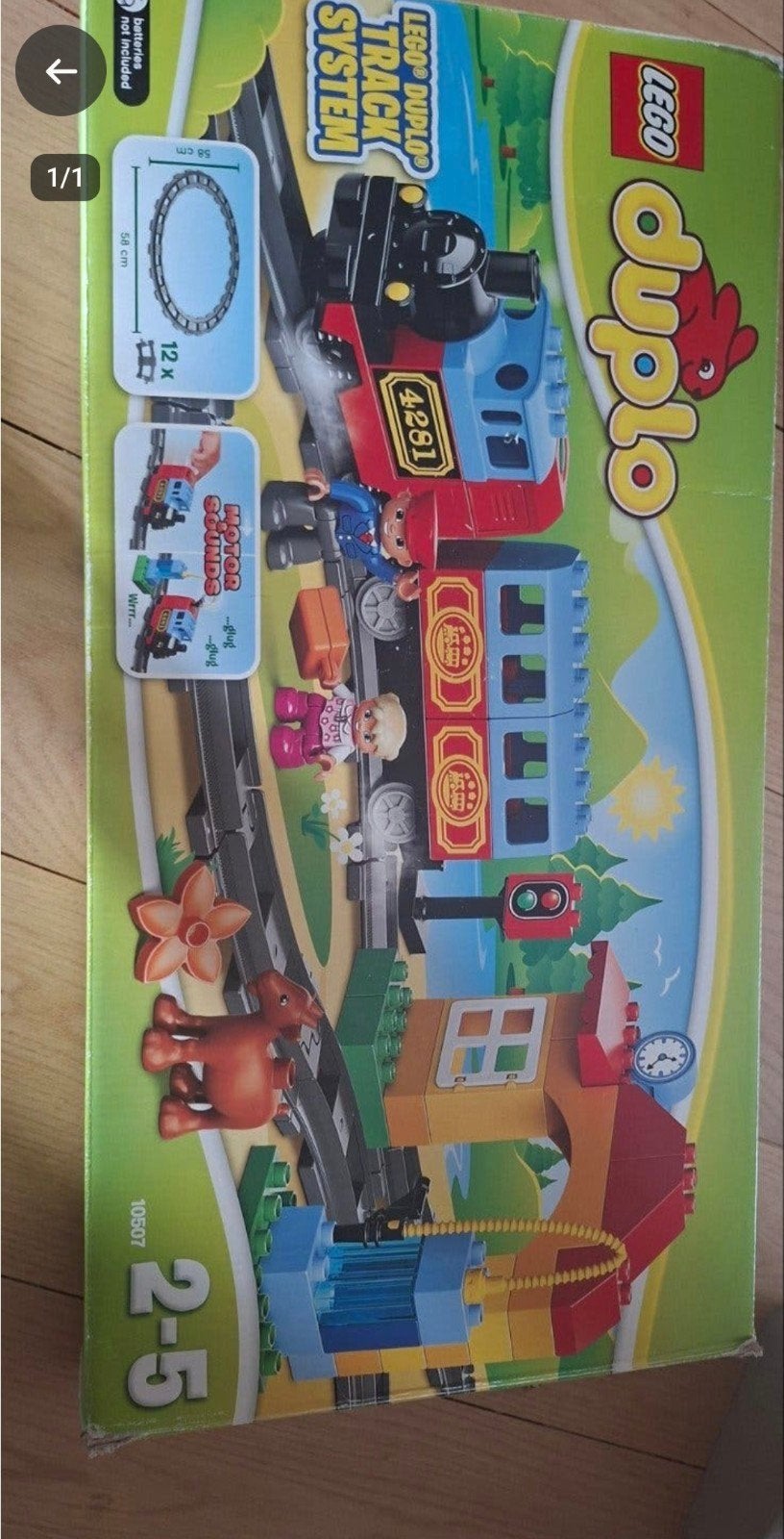 lego duplo trein, Ophalen of Verzenden, 10 tot 50 stukjes, Zo goed als nieuw