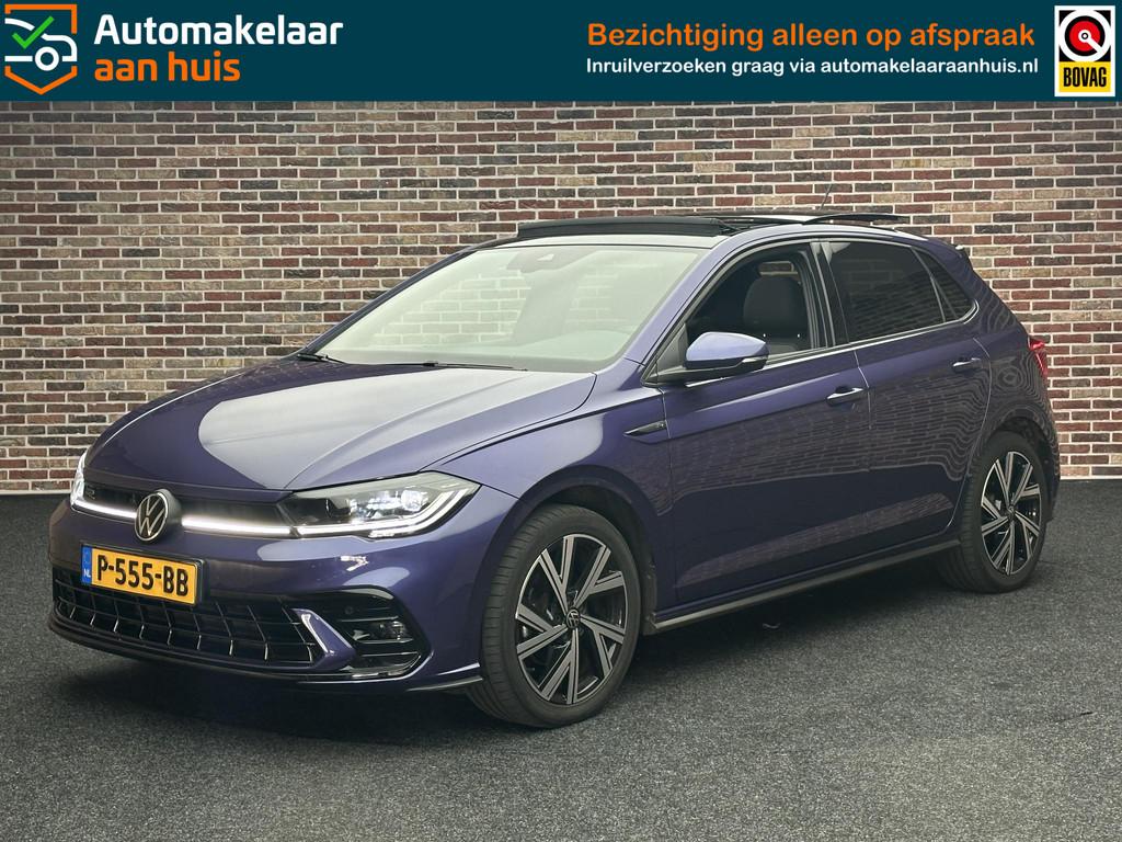 Volkswagen Polo 1.0 TSI R-Line Business IQ VIRTUAL PANORAMA, Stof, Gebruikt, Euro 6, Overige kleuren