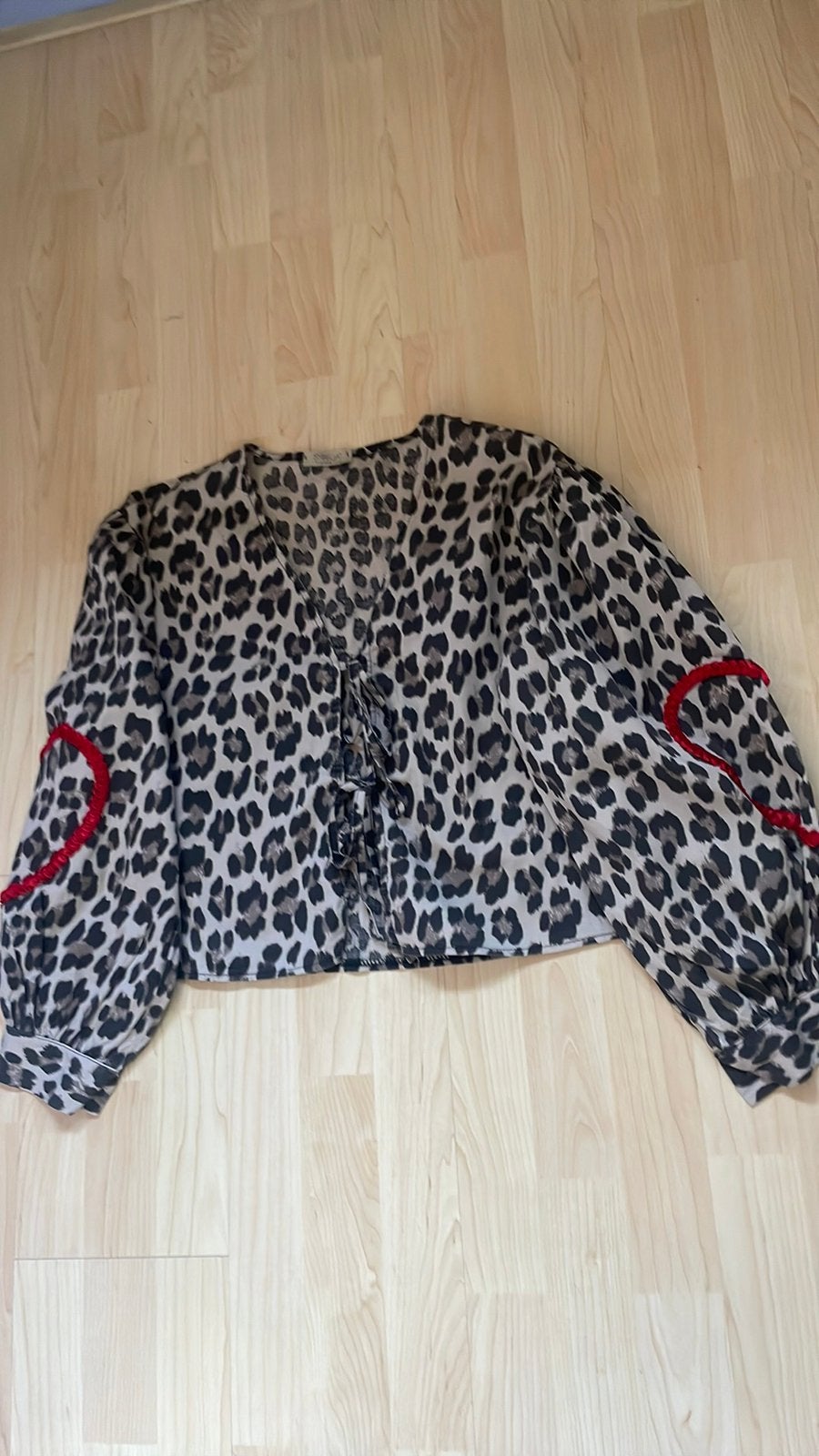 Niruw panterprint blouse maat L, Ophalen of Verzenden, Nieuw, Maat 42/44 (L), Bruin