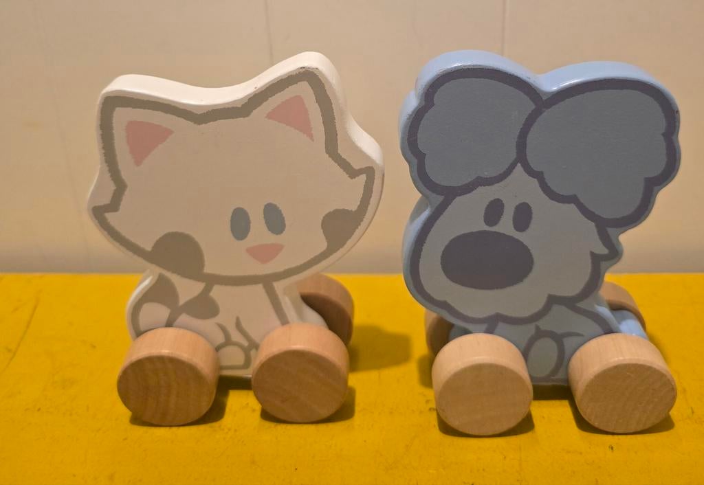 2 houten figuren uit Woezel en Pip, Ophalen of Verzenden, Nieuw