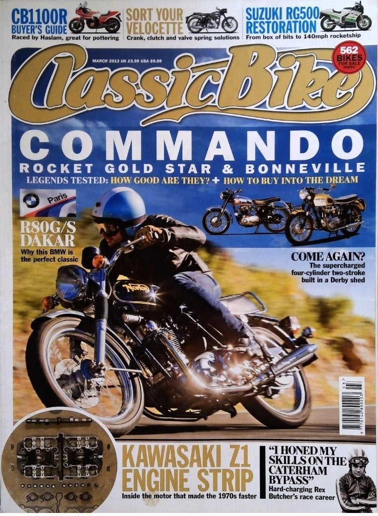 Classic Bike Magazine maart 2013, Ophalen of Verzenden, Gelezen
