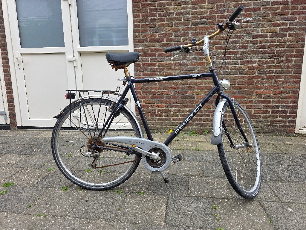 Peugeot Freedom Herenfiets 28 inch, Gebruikt, Velgrem, Versnellingen, 57 tot 61 cm