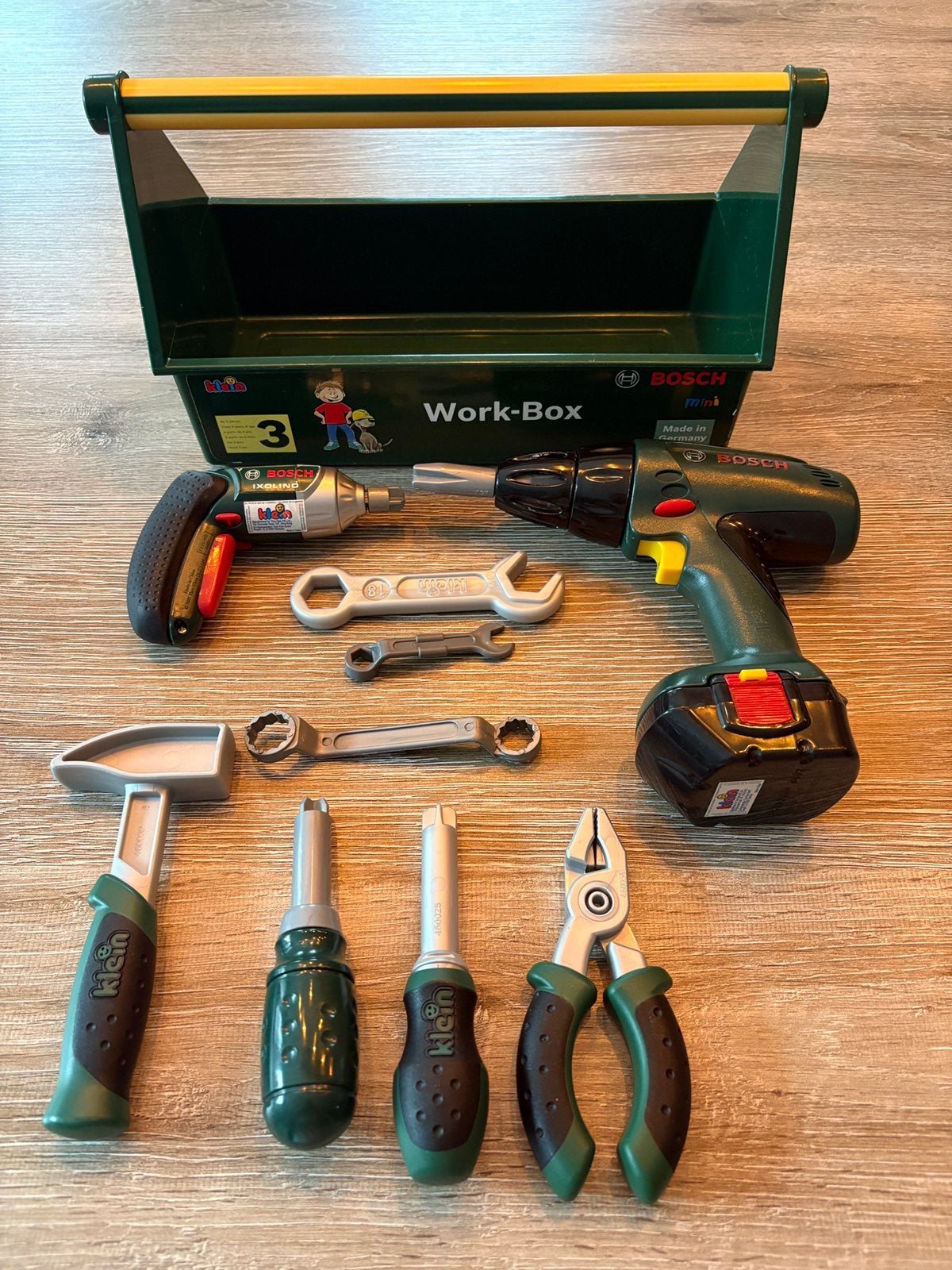 Bosch Mini Work-Box met gereedschap voor kinderen, Ophalen, Zo goed als nieuw, Bouwen