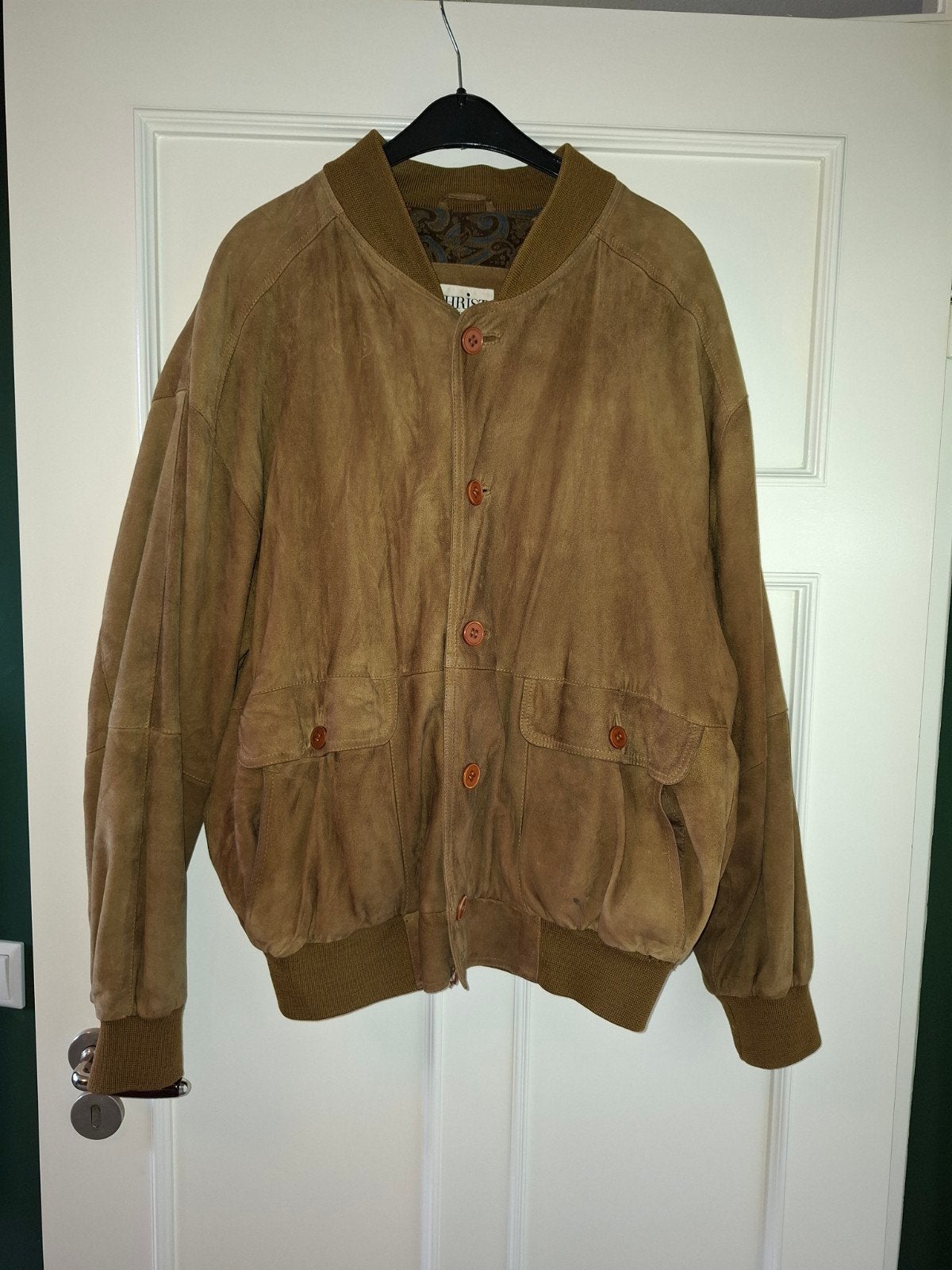 Chic gevoerd lederen vest voor heren, Maat 52/54 (L), Bruin, CHRIST, Ophalen of Verzenden