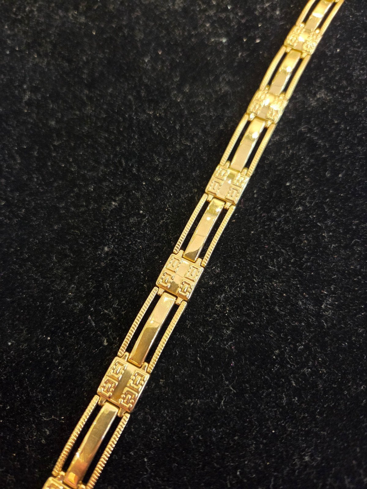 14 k gouden herenarmband 14,5 gram, Sieraden, Tassen en Uiterlijk, Armbanden, Ophalen of Verzenden, Nieuw, Goud, Goud