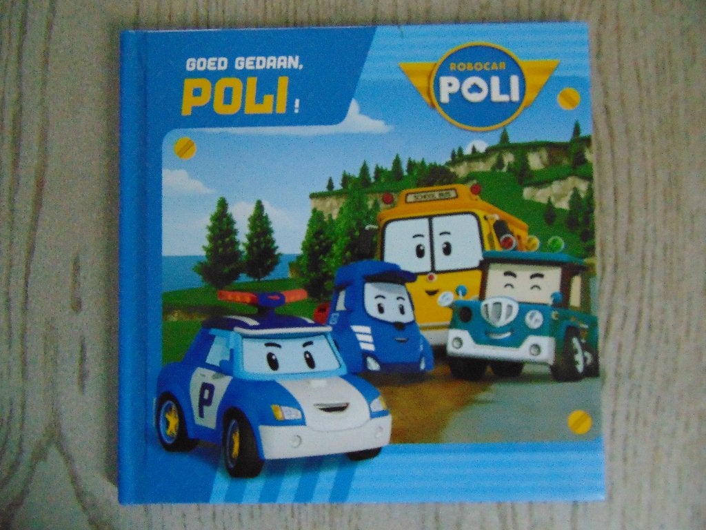 Goed gedaan, Poli! - Robocar Poli hardcover boek, Ophalen of Verzenden, Zo goed als nieuw, Fictie algemeen
