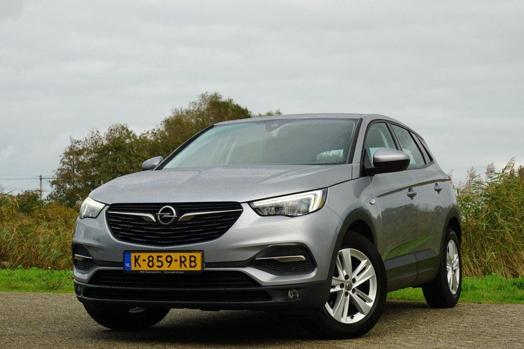 Opel Grandland X 1.2 Turbo Business Edition - Quartz Grey -, Auto's, Opel, Voorwielaandrijving, Gebruikt, 1199 cc, Leder en Stof