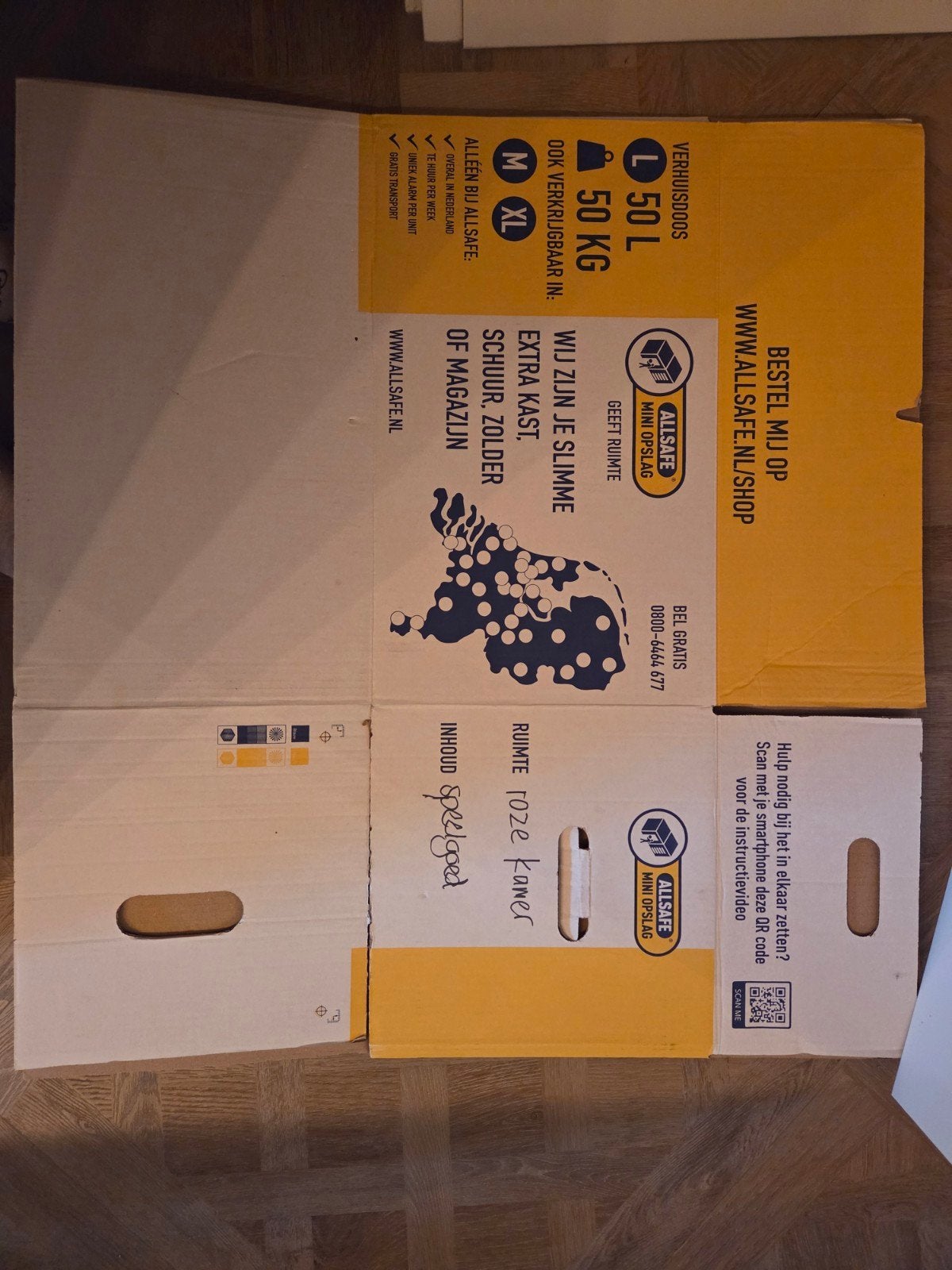 Verhuisdozen Allsafe (50 stuks) - Zo goed als nieuw, Ophalen, Doos, 40 tot 60 cm, 50 tot 75 cm