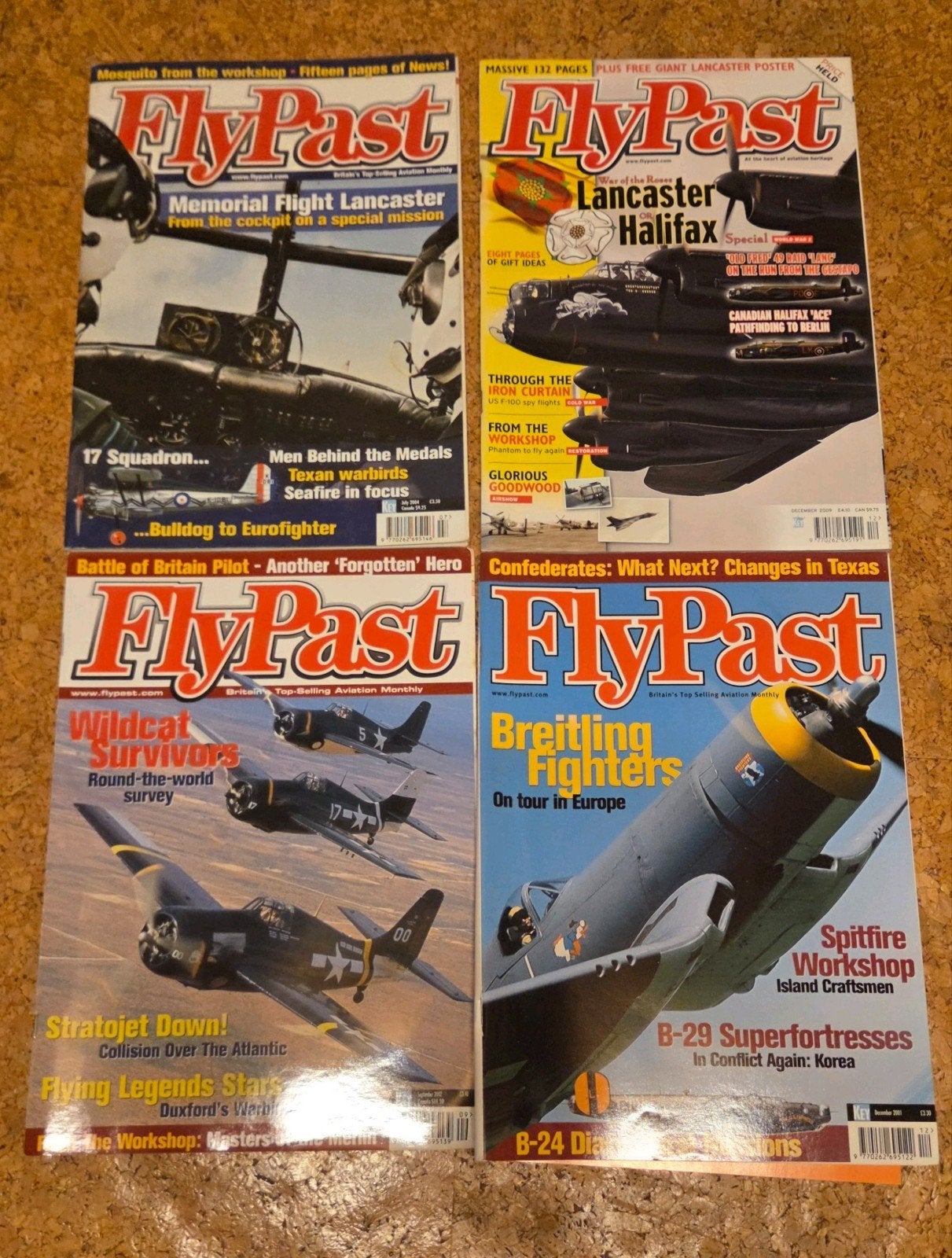 Partij van 4 Flypast tijdschriften, Ophalen of Verzenden, Gebruikt, Boek of Tijdschrift