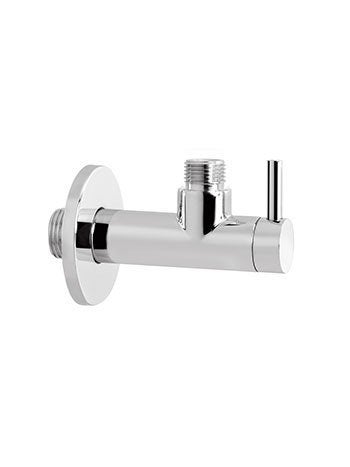 Hotbath hoekstopkraan met filter Zwart chroom, Ophalen, Zwart, Overige stijlen, Nieuw