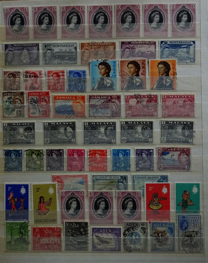 Engelse Koloniën 1953 - 1970 selectie 2, Postzegels en Munten, Postzegels | Volle albums en Verzamelingen, Verzenden, Buitenland