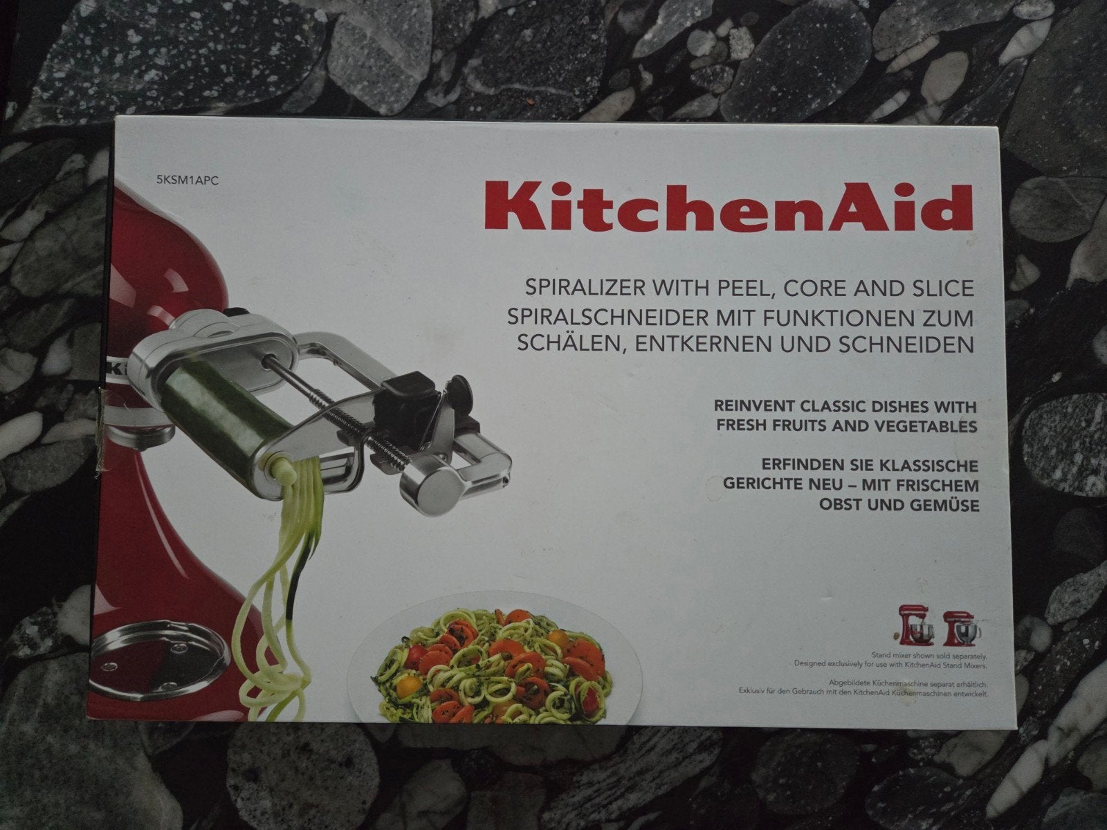 KitchenAid Spiraalsnijder met schil-, kern- en snijfuncties, Ophalen of Verzenden, Nieuw