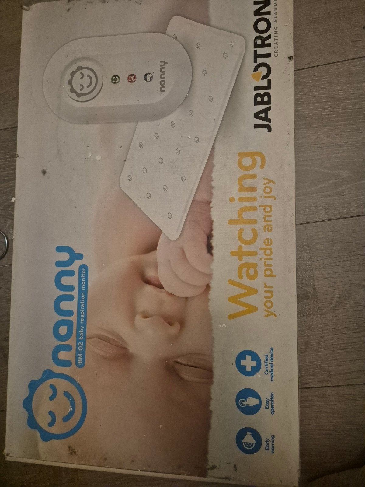 Nanny BM-02 baby ademhalingsmonitor, Ophalen of Verzenden, Nieuw, 250 meter of meer