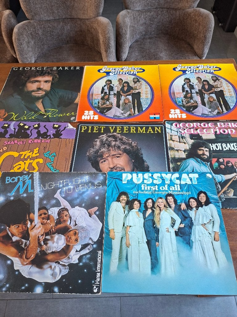 9 X LP diverse artiesten, LP, Gebruikt, Pop, Ophalen of Verzenden