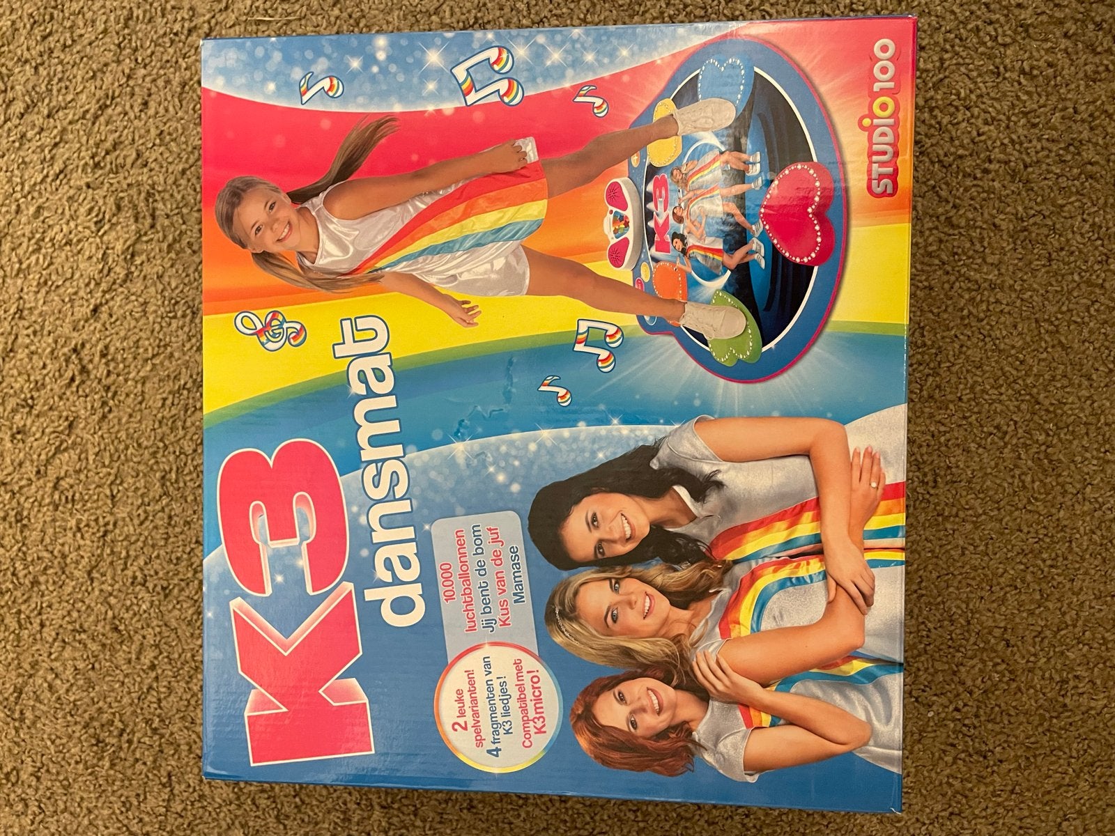 K3 Dansmat met Licht en Geluid - Zo goed als nieuw, Ophalen, Zo goed als nieuw, Ontdekken, Met licht